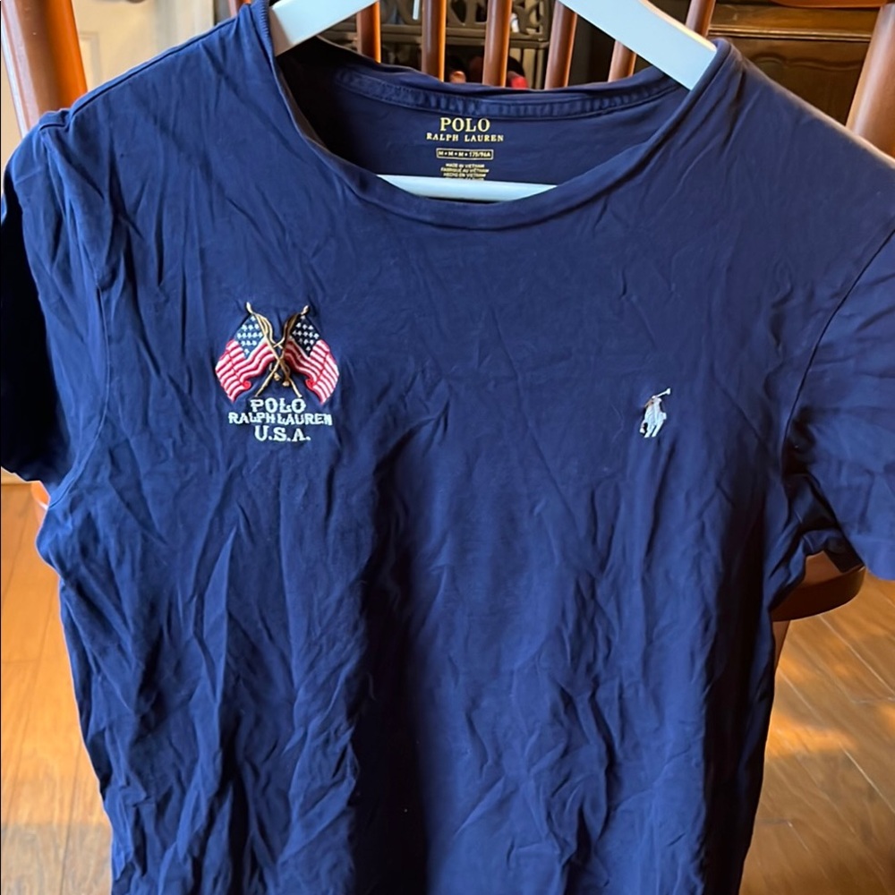 Ralph Lauren Navy Blue Short Sleeve Polo Tee